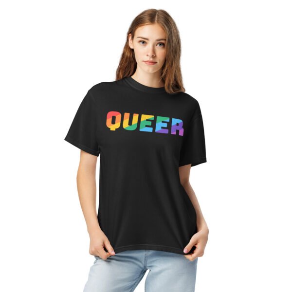 Queer – Heavyweight T-shirt - Image 3