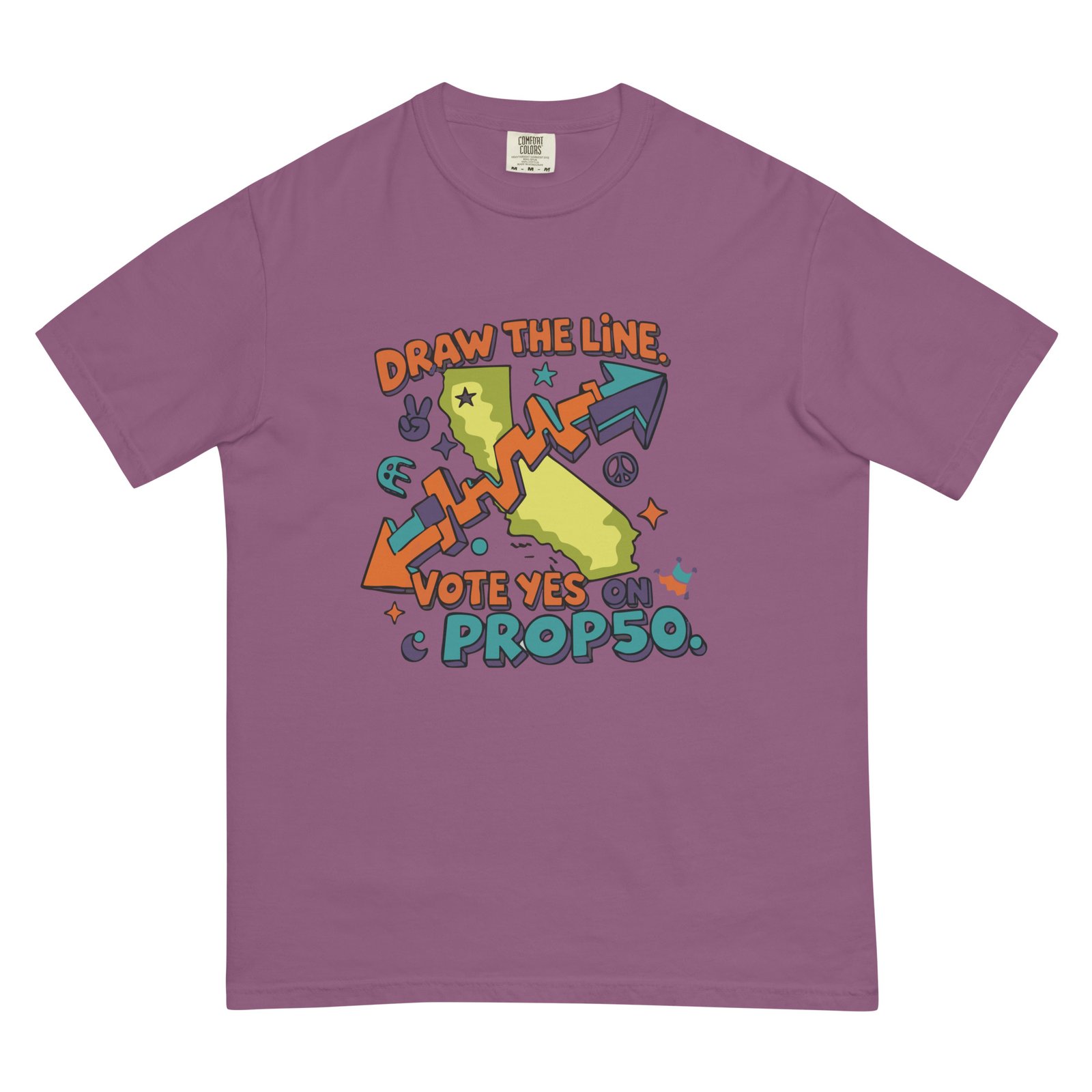 Draw The Line - Prop 50 T-Shirt