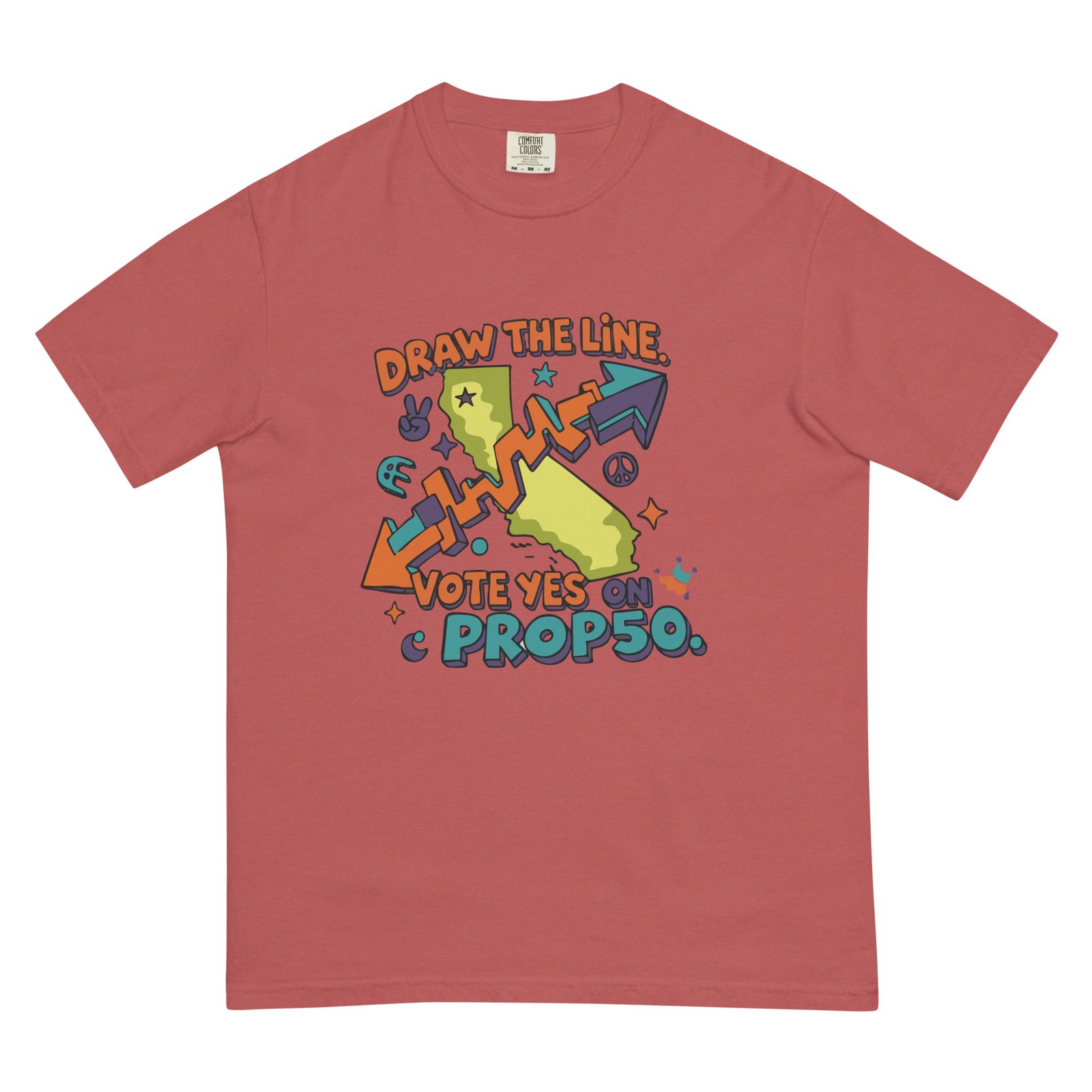 Draw The Line - Prop 50 T-Shirt - Image 4