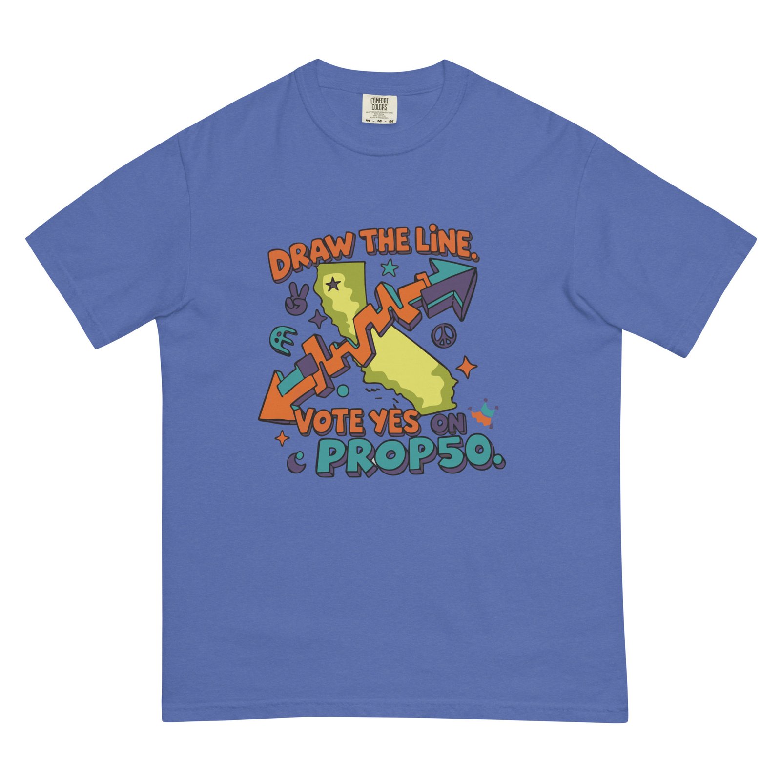 Draw The Line - Prop 50 T-Shirt - Image 5